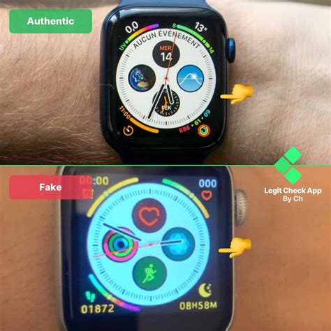 apple watch series 3 original vs fake|apple watch counterfeit vs real.